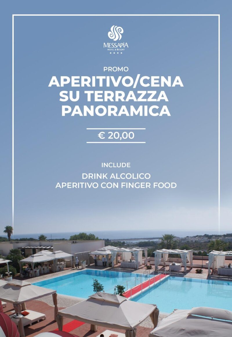 Apericena su terrazza panoramica